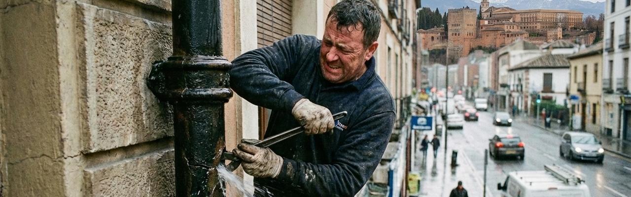 Reparación urgente de bajantes en guadix